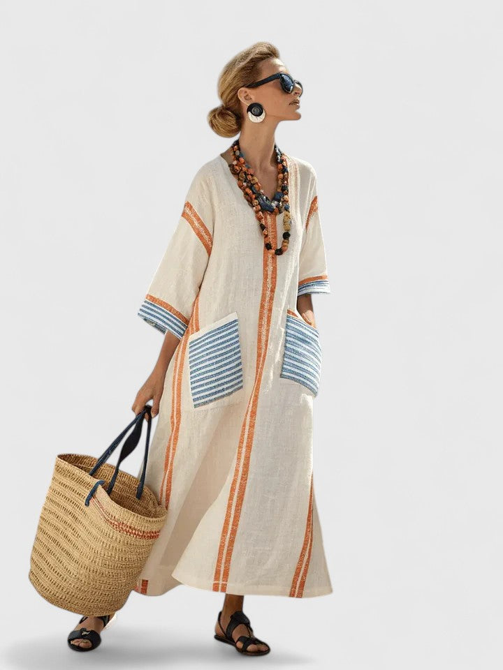 Clara | Women's Boho Beach Maxi Dress