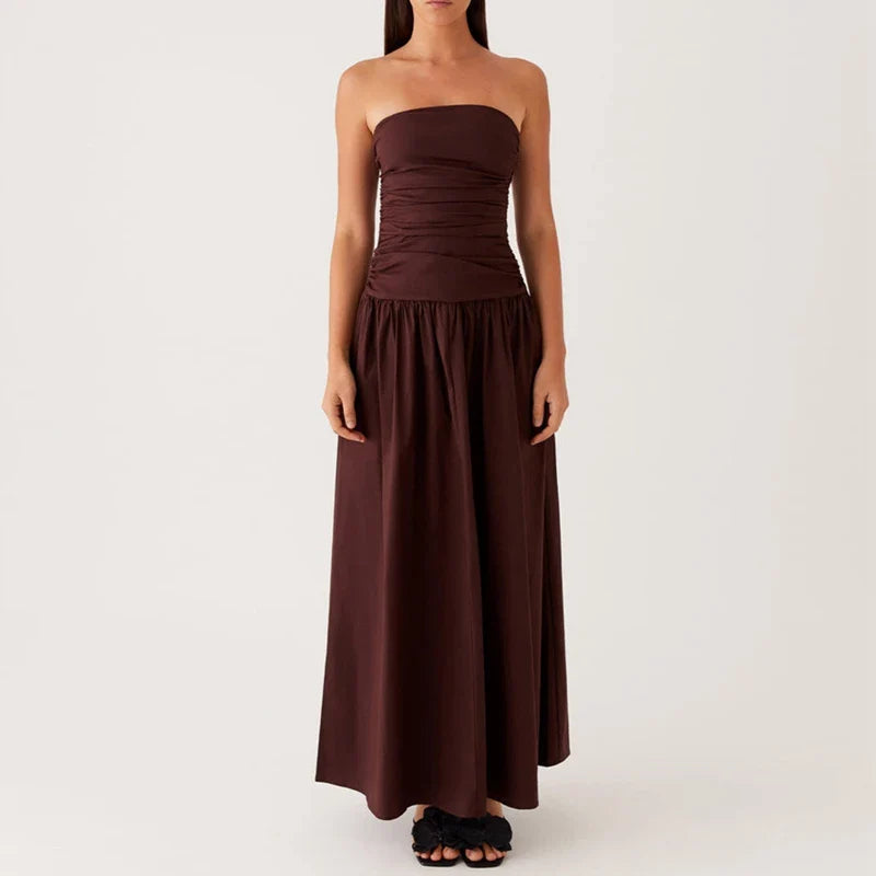 Felicity | Women’s Summer Strapless Maxi Dress