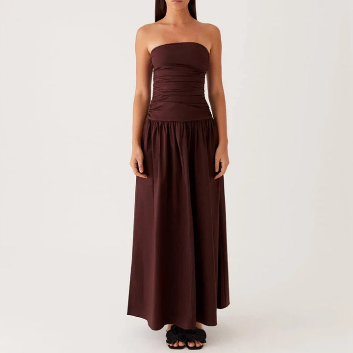 Felicity | Women’s Summer Strapless Maxi Dress