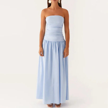 Felicity | Women’s Summer Strapless Maxi Dress