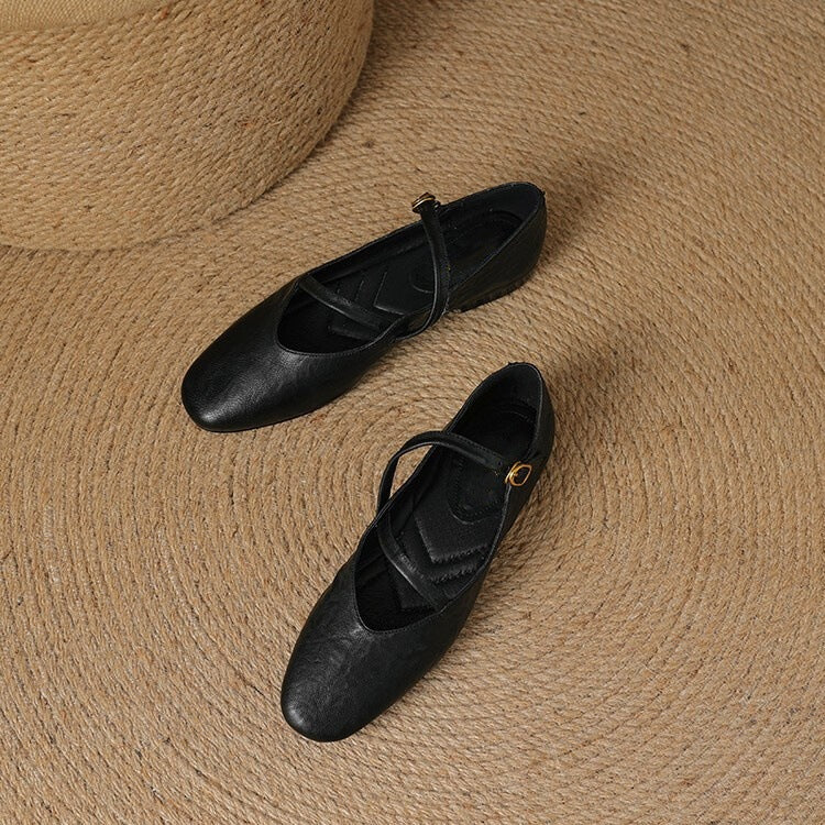 Esme | Women's Classic Adjustable Strap Flats