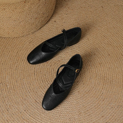 Esme | Women's Classic Adjustable Strap Flats