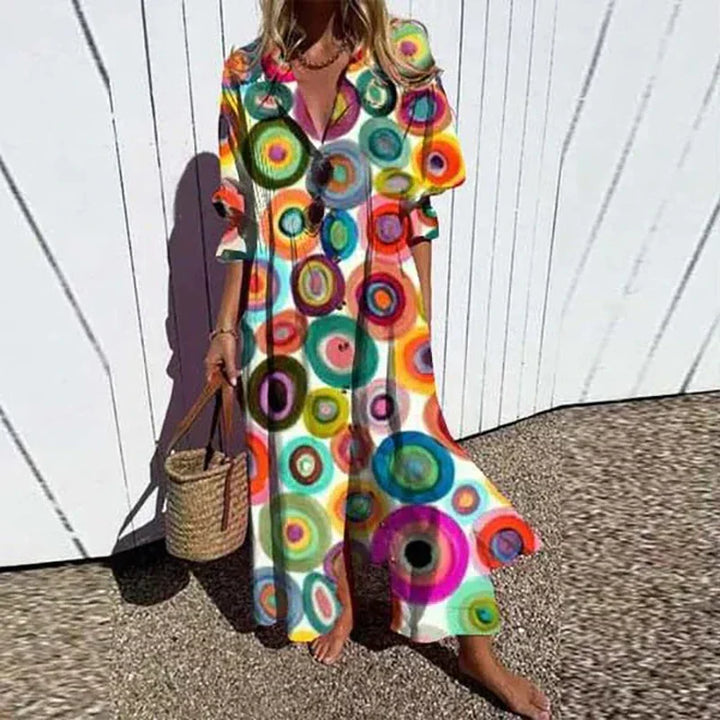 Waverly | Women's Elegant Floral Boho Dress