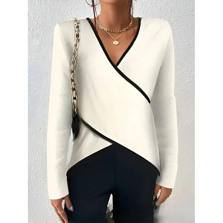 Valerie | Women’s Wrap V-neck Blouse