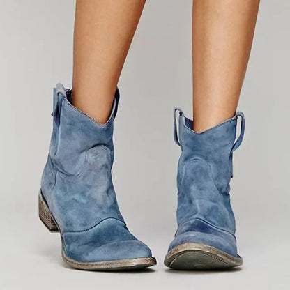 Harper | Women’s Elegant Block Heel Cowboy Boots