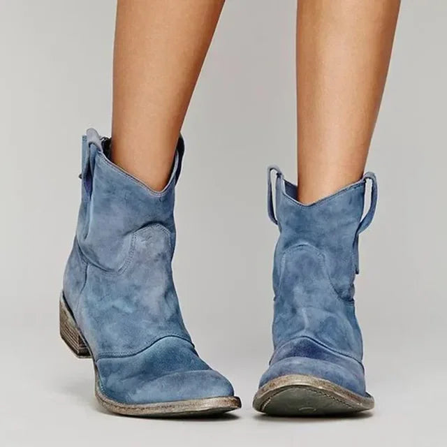 Harper | Women’s Elegant Block Heel Cowboy Boots