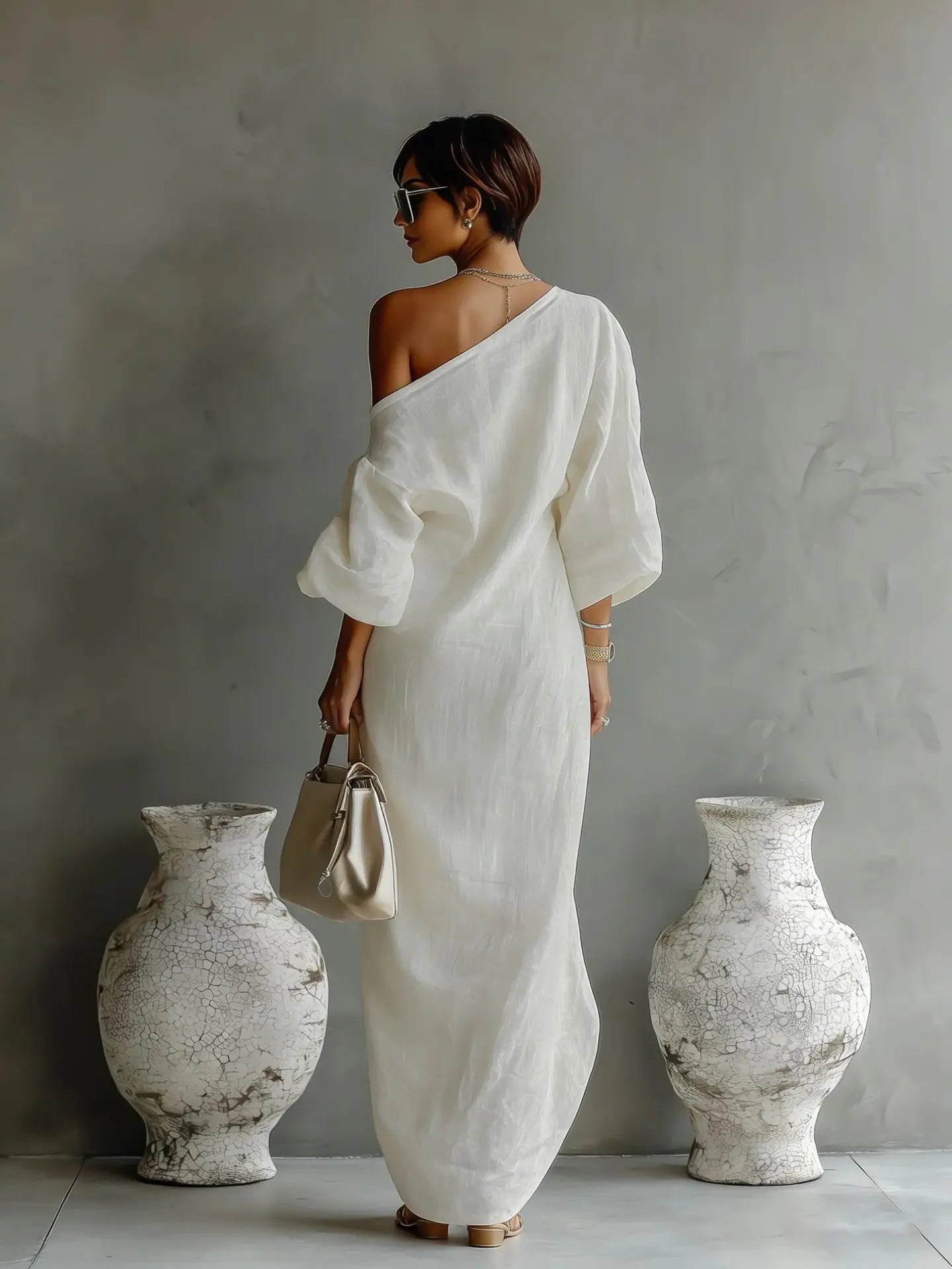 Melody | Women's Asymmetrical One-Shoulder Summer Dress
