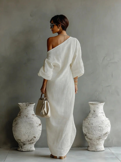 Melody | Women's Asymmetrical One-Shoulder Summer Dress