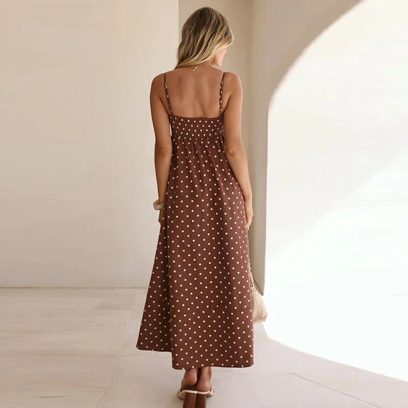 Carmen | Women’s Spaghetti Strap Muslin Dress