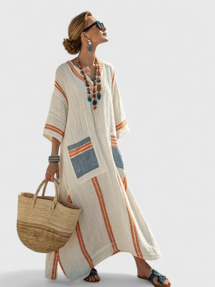 Clara | Women's Boho Beach Maxi Dress