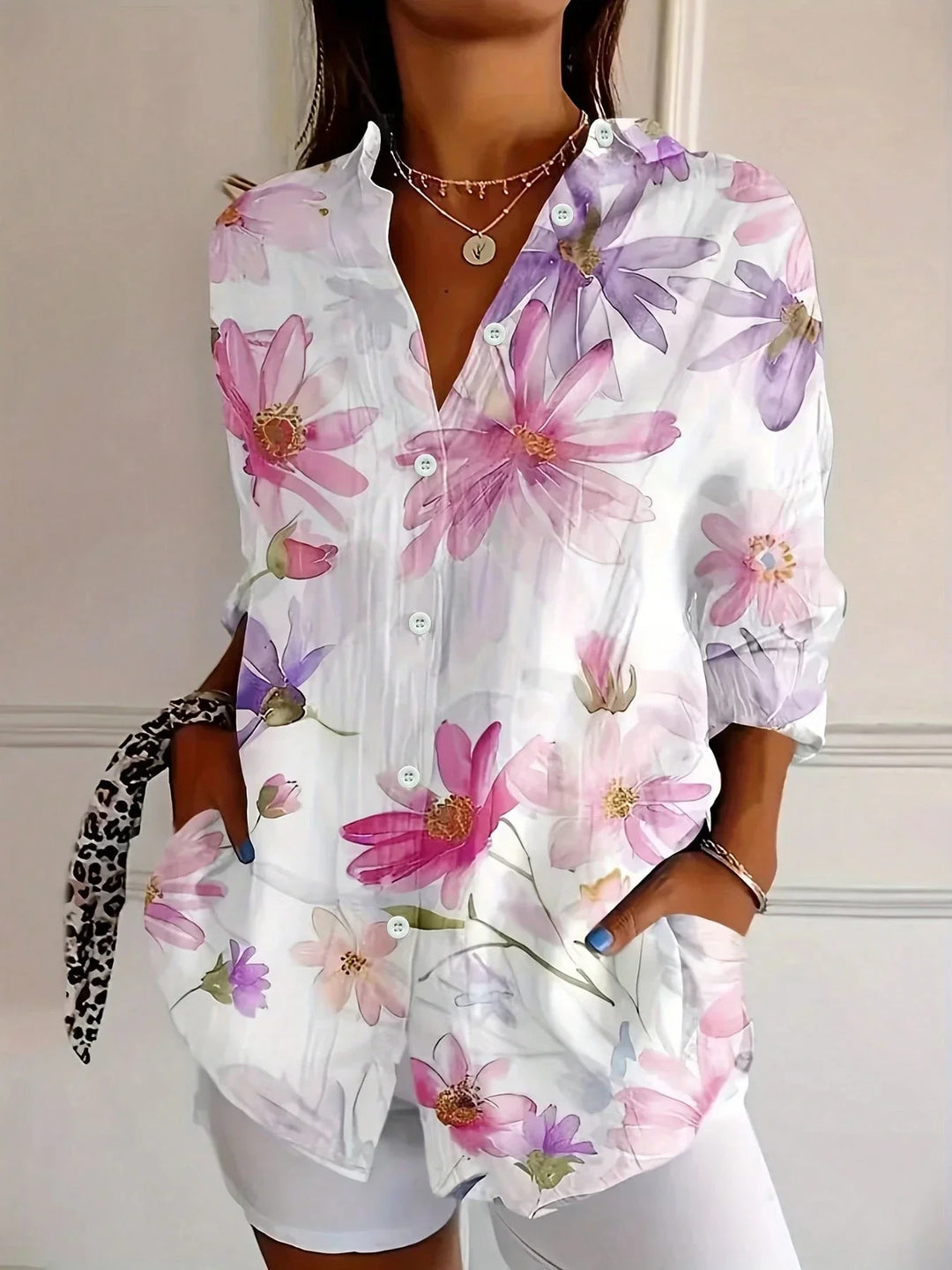 Paige | Women’s Long Sleeve Tunic Blouse