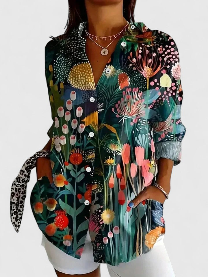 Aspen | Women's Summer Printed Tunic Blouse