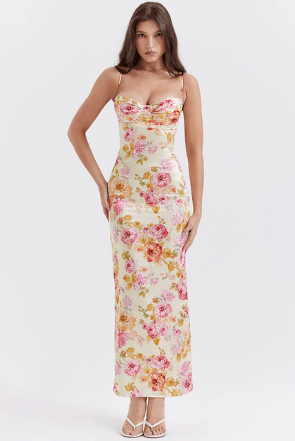 Aria | Women's Elegant Floral Wedding Guest Dress