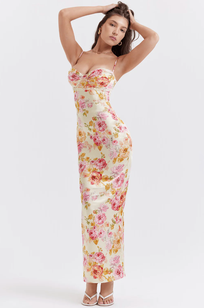 Sevina | Women’s Floral Summer Maxi Dress