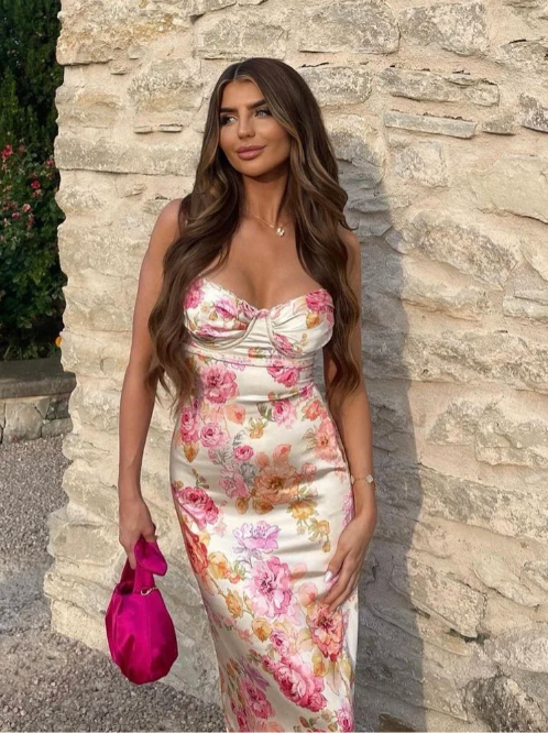 Sevina | Women’s Floral Summer Maxi Dress