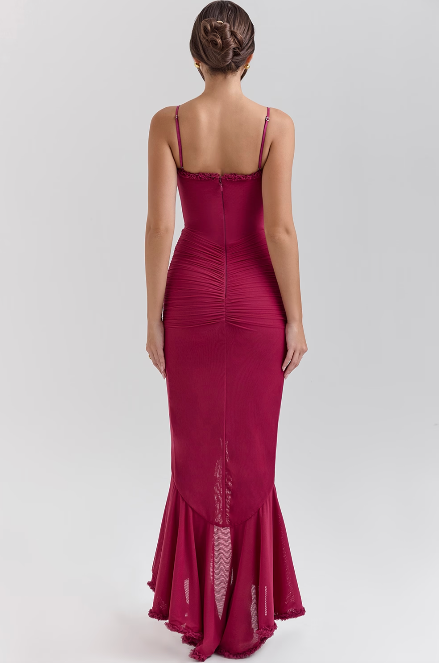 Berkley | Women’s Wedding Guest Lace Ruched Dress