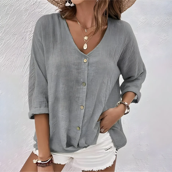 Zoey | Women's Casual V-Neck Summer Blouse