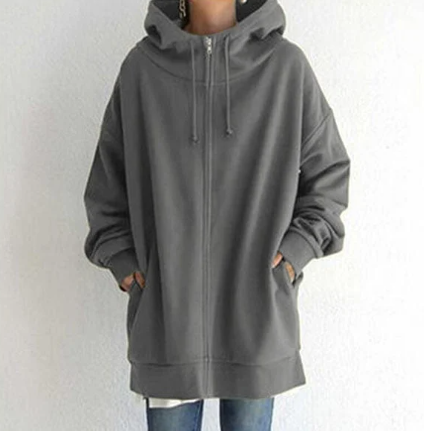 Winslow | Women’s Casual Oversized Full Zipper Hoodie