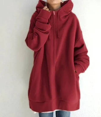 Winslow | Women’s Casual Oversized Full Zipper Hoodie