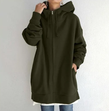 Winslow | Women’s Casual Oversized Full Zipper Hoodie