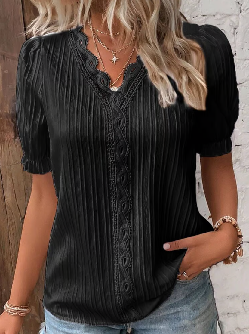Ainsley | Women's Summer V-Neck Blouse