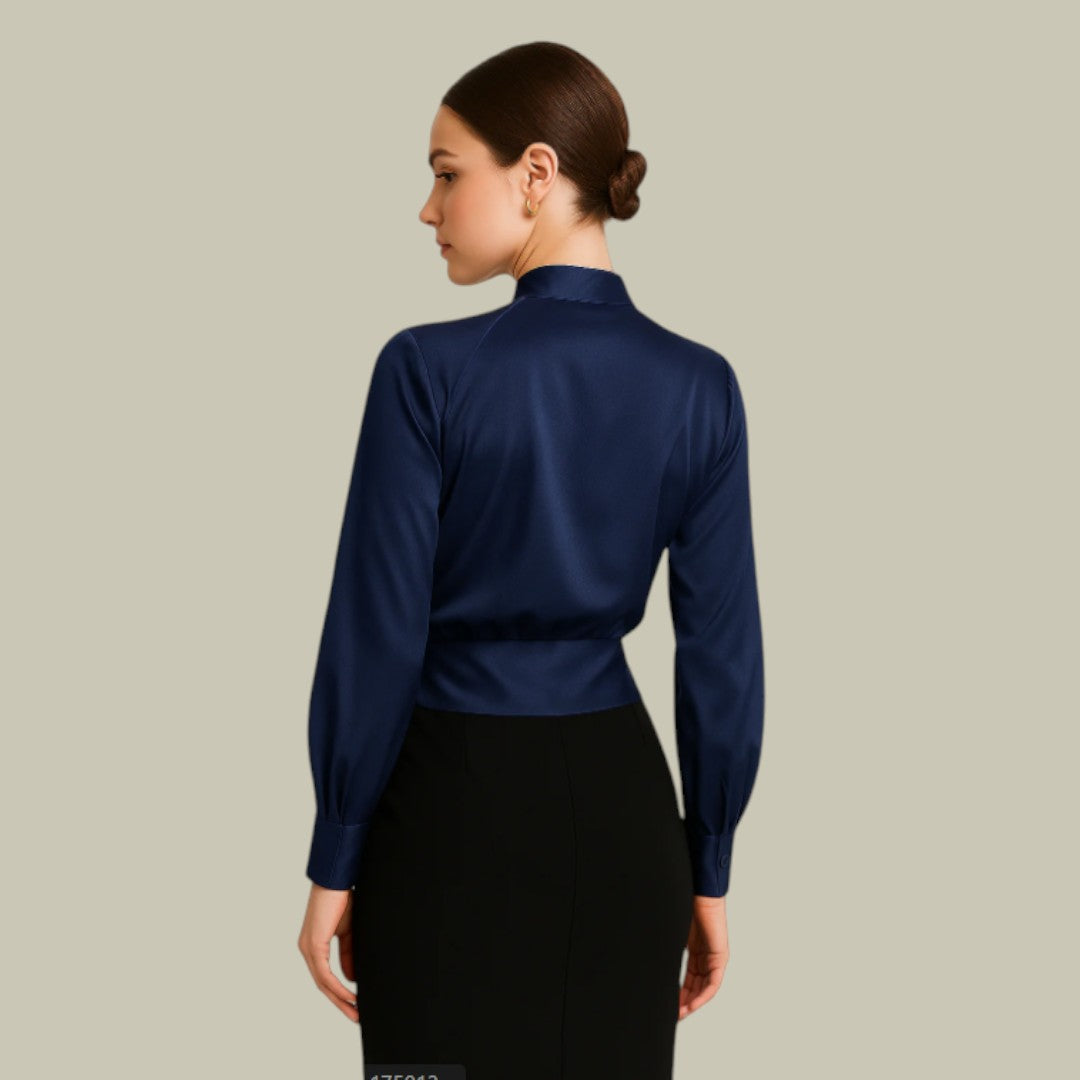 Peyton | Women’s Elegant Wrap V-neck Blouse