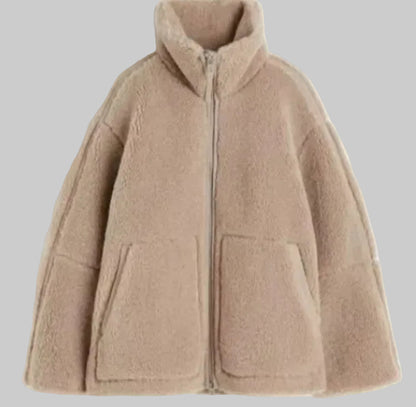 Nora | Women's Oversized Zip Teddy Jacket