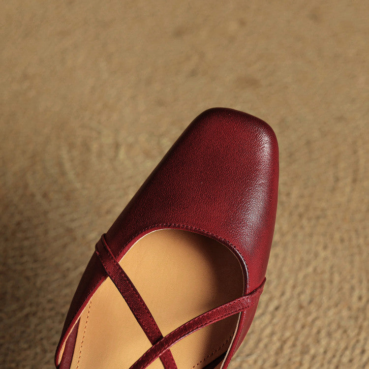 Jasmin | Women's Vintage Low Block Heels