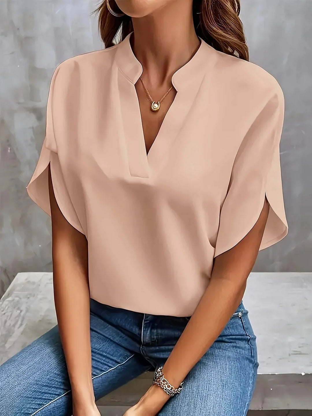 Athena | Women’s Summer Short Sleeve Blouse