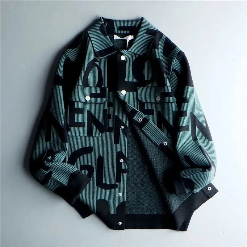 Grace | Women's Vintage Button Jacket with Text