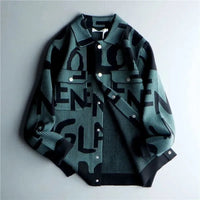 Grace | Women's Vintage Button Jacket with Text