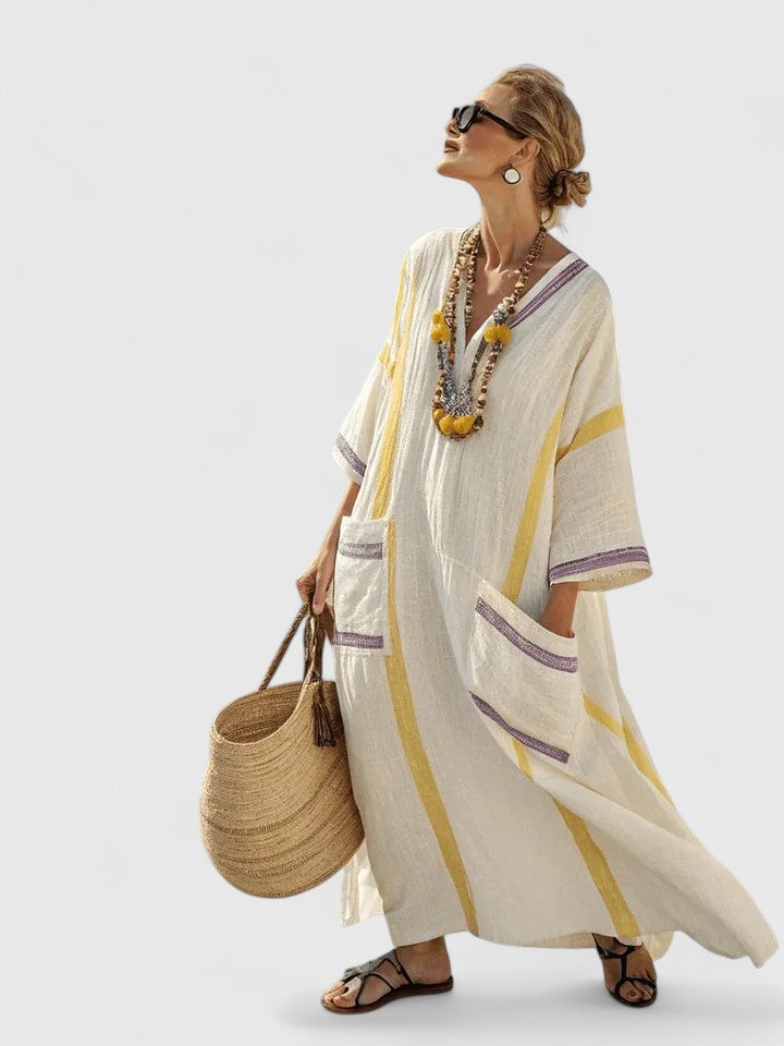 Clara | Women's Boho Beach Maxi Dress