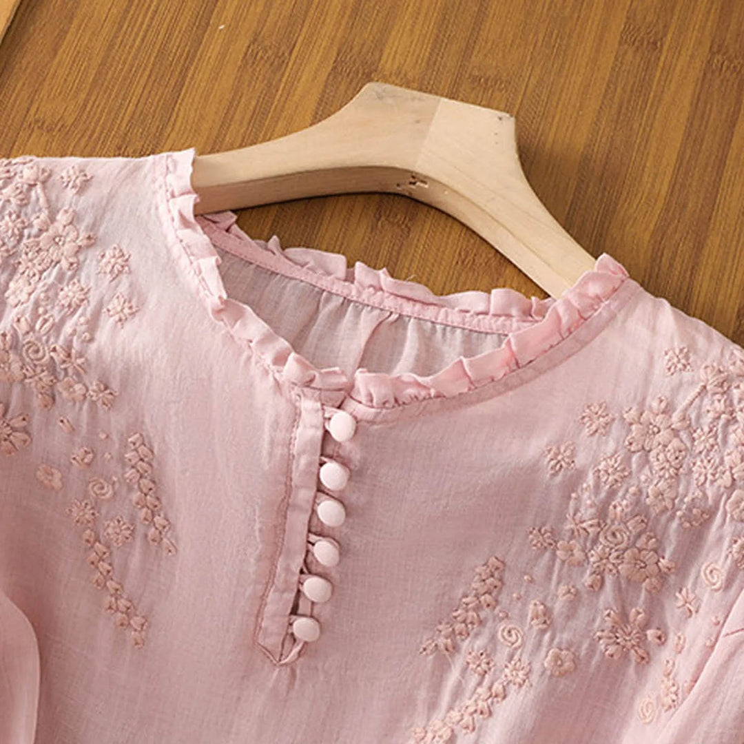 Abigail | Women's Breezy Floral Summer Blouse