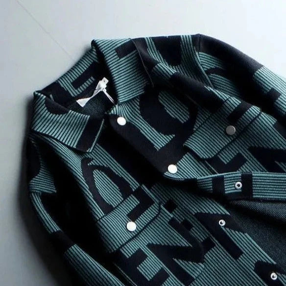 Grace | Women's Vintage Button Jacket with Text