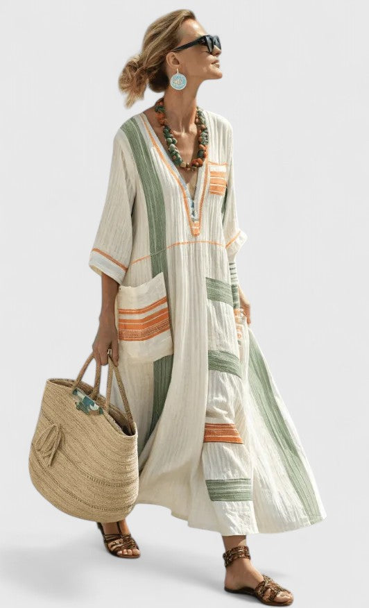 Clara | Women's Boho Beach Maxi Dress