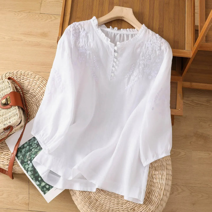 Abigail | Women's Breezy Floral Summer Blouse