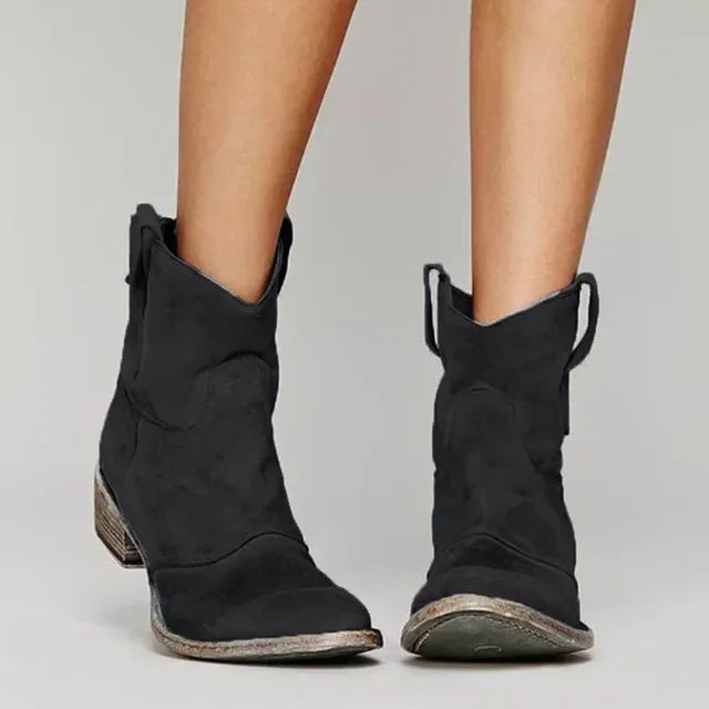 Harper | Women’s Elegant Block Heel Cowboy Boots