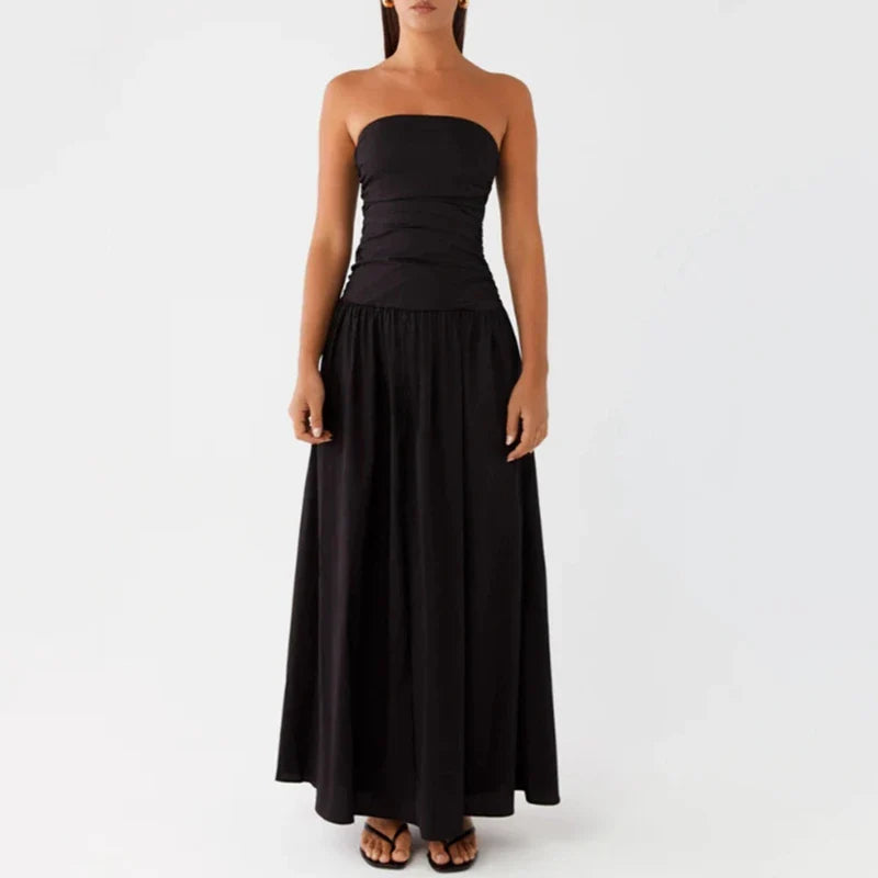 Felicity | Women’s Summer Strapless Maxi Dress