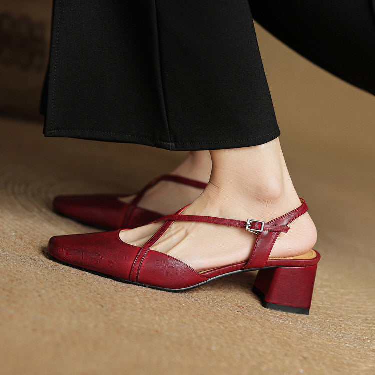 Rose | Women's Closed-Toe Block Heels