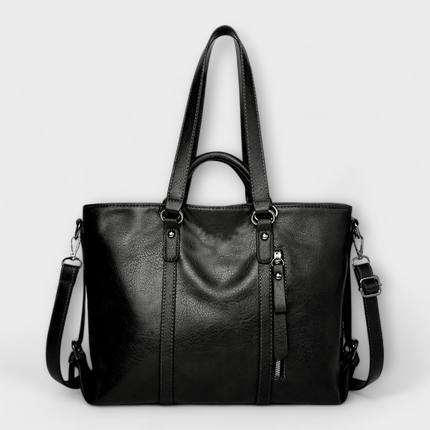 Everly | Women's Versatile Leather Carryall Tote Bag
