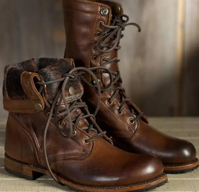 Olina | Women's Casual Lace Up Boots