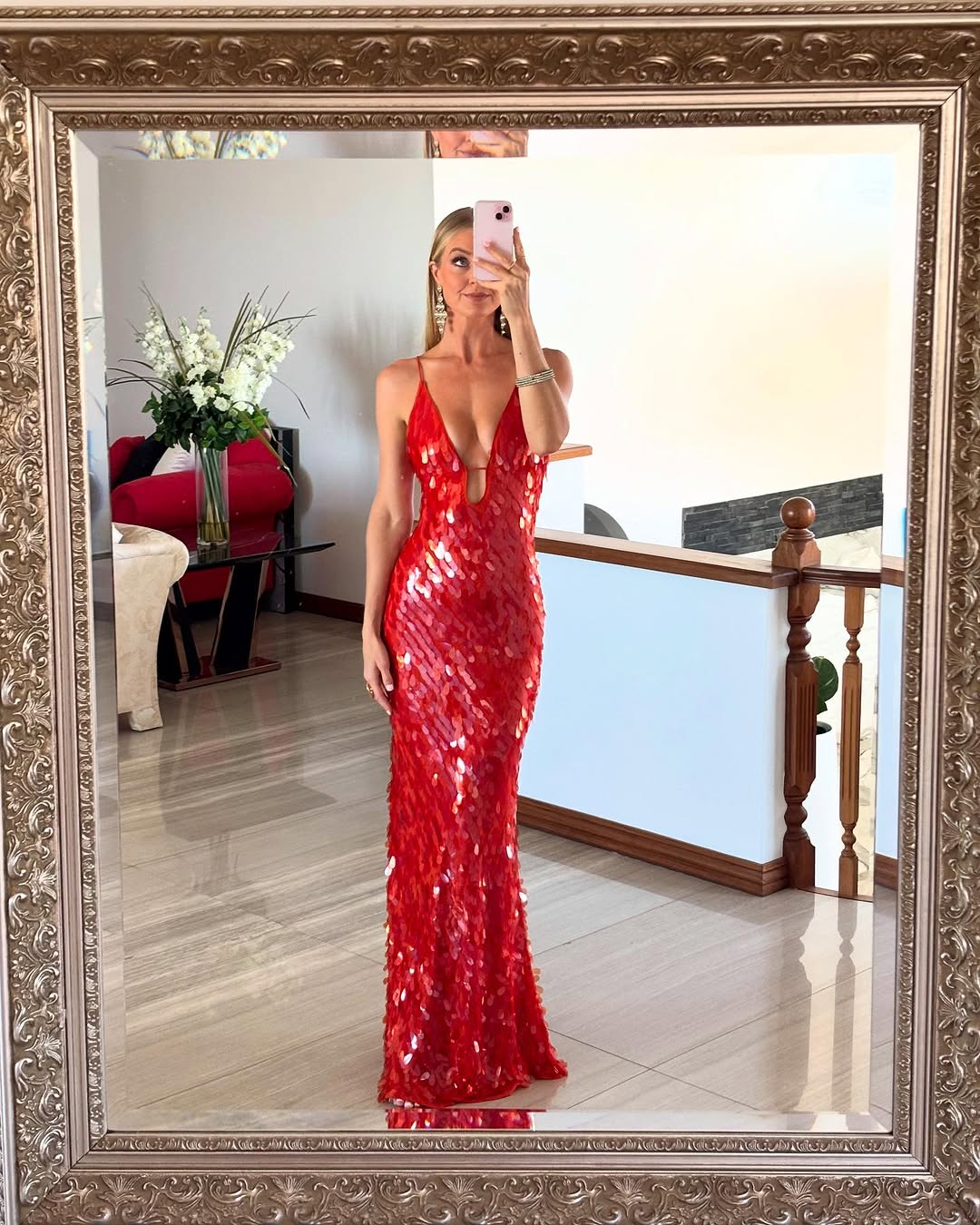 Tinley | Women’s Elegant Sequin Wedding Guest Dress