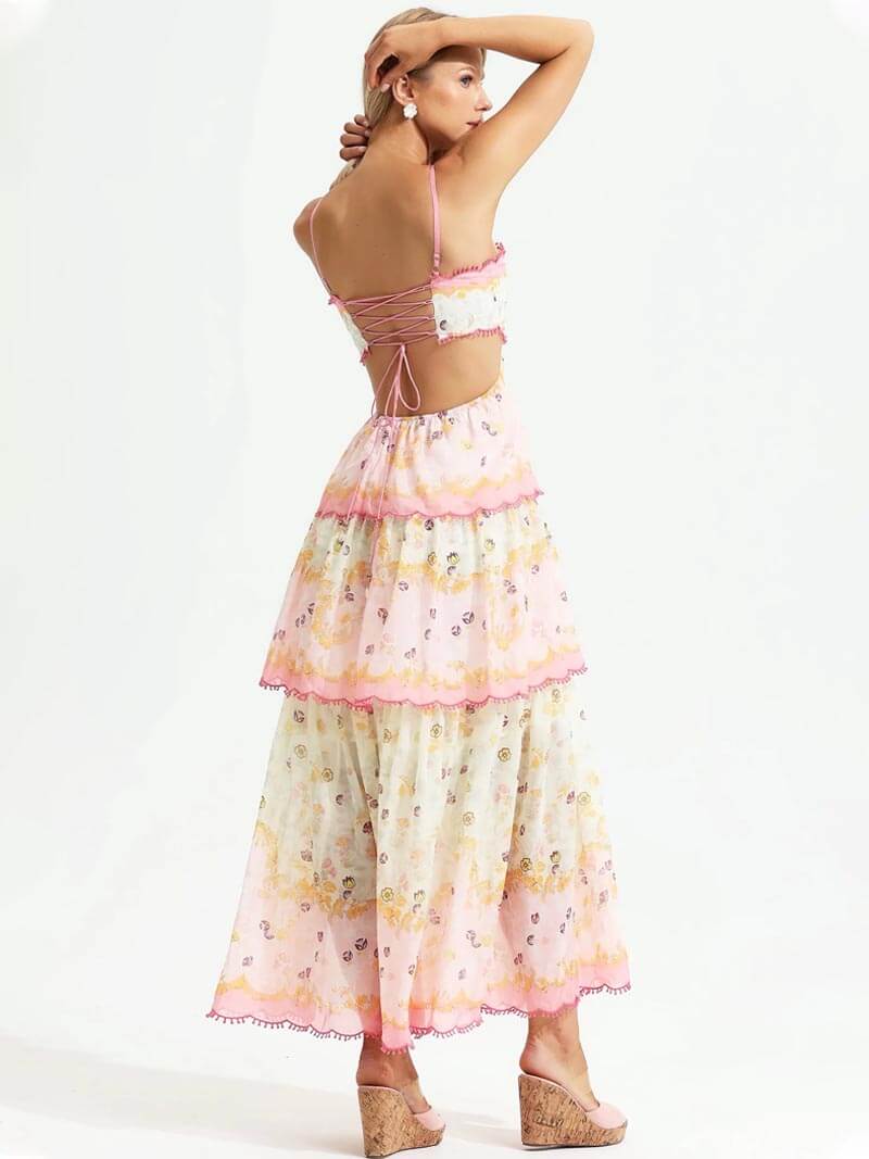 Amanda | Women's Elegant Tiered Summer Dress