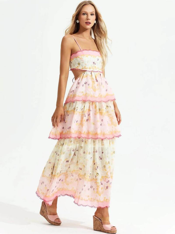 Amanda | Women's Elegant Tiered Summer Dress