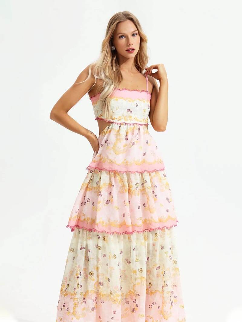 Amanda | Women's Elegant Tiered Summer Dress