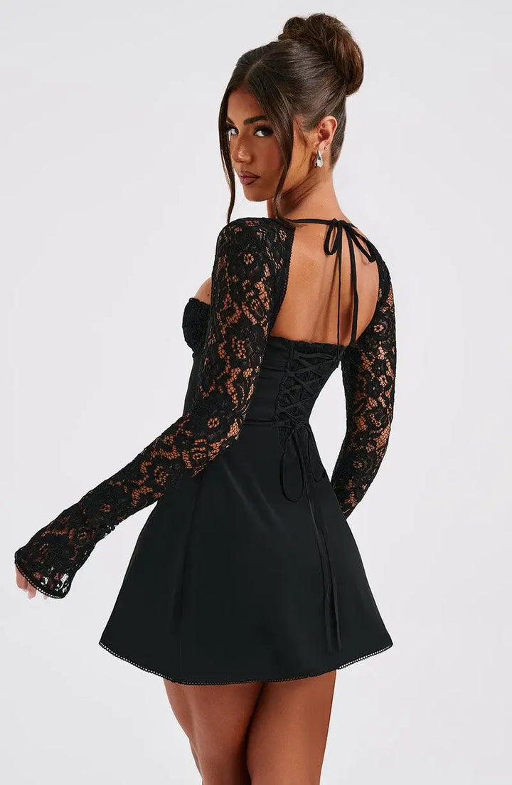 Fiona | Women’s Sweetheart Neck Wedding Guest Mini Dress