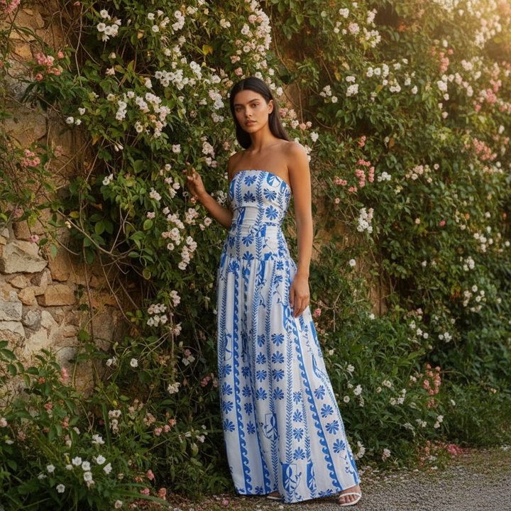 Felicity | Women’s Summer Strapless Maxi Dress