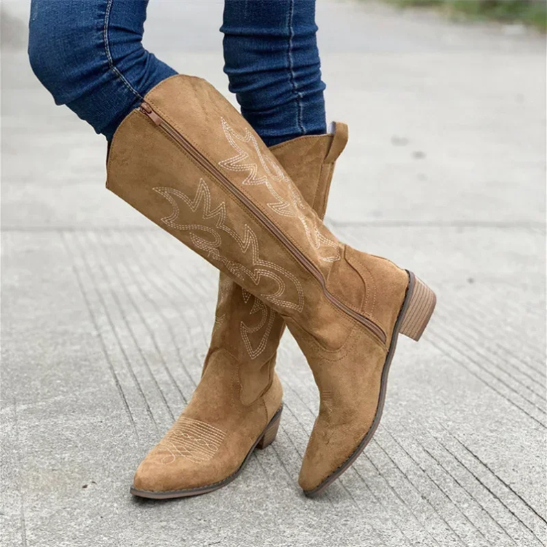Audrey | Women’s Knee High Cowboy Boots