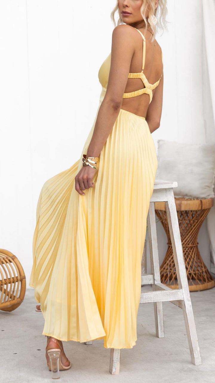 Vivienne | Women’s Elegant Pleated Wedding Guest Dress