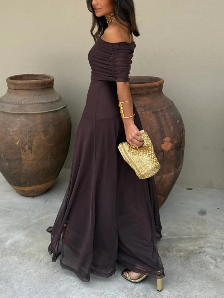 Zaina | Women’s Off-Shoulder Summer Maxi Dress